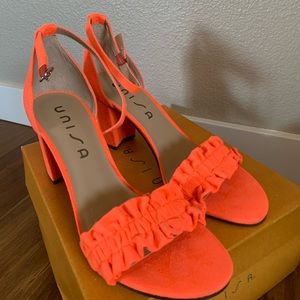 Coral heels!